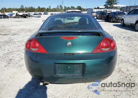 2000 Mercury Cougar V6 из США, поврежденный, VIN 1ZWFT61L9Y5622410